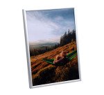 Cadre photo aluminium A4 - Argent