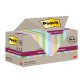 Post it Super Sticky Assortiti in carta riciclata 76 x 76 mm Confezione convenienza 14+4 unità da 70 fogli