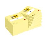 Post-it Sticky Notes 76 x 76 mm Canary Yellow 12 Pads of 100 Sheets