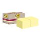 Post-it Super Sticky Giallo Canary in carta riciclata 47,6 x 47,6 mm 12 unità da 70 fogli