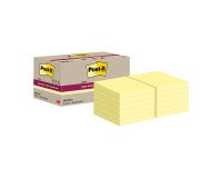 Post-it Super Sticky Giallo Canary in carta riciclata 47,6 x 47,6 mm 12 unità da 70 fogli