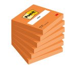 2+1 Confezioni Post-it adesivo standard arancioni 76 x 76 mm 100 ff 6 unità 1 confezione in omaggio