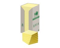 Post-it in carta riciclata Giallo Canary 76 x 76 mm 16 unità