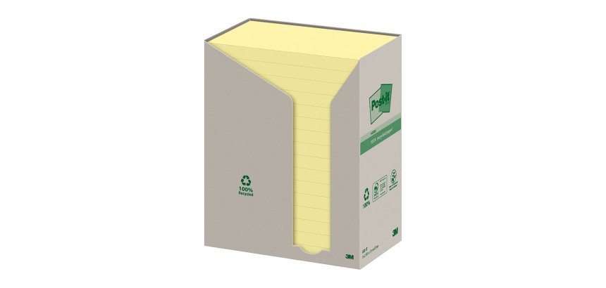 Post-it Sticky Notes 127 x 76 mm Yellow 16 Pieces of 100 Sheets