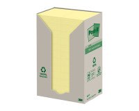 Post-it in carta riciclata Giallo Canary 51 x 38 mm 24 unità