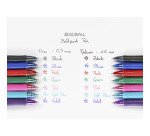 Stylo bille Pilot Acroball rétractable pointe moyenne - écriture moyenne