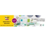 2+1 Confezioni Post-it super sticky Carnival 76 x 76 mm 90 ff 6 unità 1 confezione in omaggio