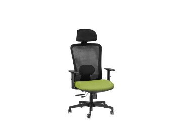 Sedia ergonomica semidirezionale 821 Sealife con poggiatesta e braccioli 1D