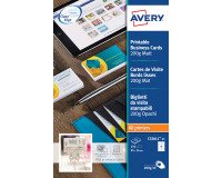 Visitenkarte Avery C32011 Laser 85 x 54 mm 200 g weiß - Packung mit 250 Stück