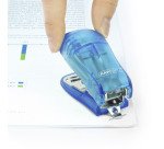 Mini agrafeuse de bureau et perforateur Rapesco - agrafes 24/6 et 26/6 - capacité 12 feuilles