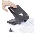 Perforateur gros travaux 2 trous X5 LESS Rapesco - capacité 50 feuilles - noir