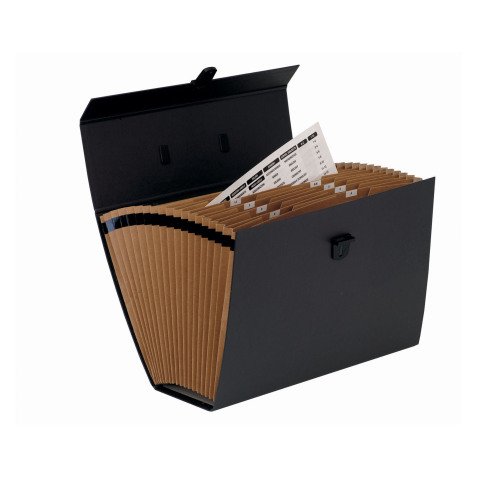 Sorteerkoffer Bankers Box Handifile 19-vaks zwart