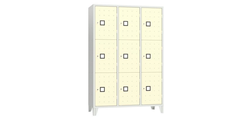 Armadio spogliatoio guardaroba monoblocco 9 posti