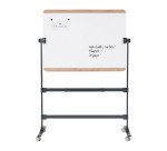 Tableau laqué mobile double face 90 x 120 cm Ace Bi-Office