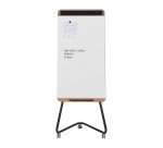 Chevalet laqué mobile 70 x 100 cm Ace Bi-Office  Structure en Bois et Métal Anthracite