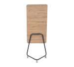 Chevalet laqué mobile 70 x 100 cm Ace Bi-Office  Structure en Bois et Métal Anthracite