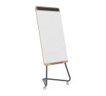 Chevalet laqué mobile 70 x 100 cm Ace Bi-Office  Structure en Bois et Métal Anthracite