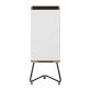 Lacquered mobile easel 70 x 100 cm Ace Bi-Office Wood and Anthracite Metal Structure