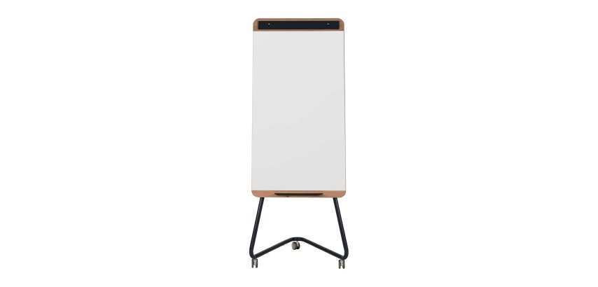 Chevalet laqué mobile 70 x 100 cm Ace Bi-Office  Structure en Bois et Métal Anthracite