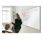 Tableau blanc émaillé Essence - 120 x 90 cm - Nobo