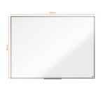 Tableau blanc émaillé Essence - 120 x 90 cm - Nobo