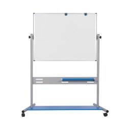 White enamel double-sided swivel whiteboard 150 x 120 cm Evolution Bi-Office