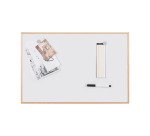 Tableau blanc acier laqué 60 x 40 cm Earth New Basic Bi-Office