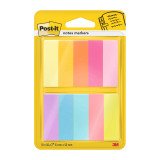 Index Post-it assortiti senza rigatura non perforato 12,7 x 44,4 mm 1,27 x 4,44 cm 63 g/m² 10 unità da 50 segnapagina