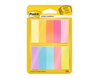Index Post-it assortiti senza rigatura non perforato 12,7 x 44,4 mm 1,27 x 4,44 cm 63 g/m² 10 unità da 50 segnapagina