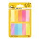 Index Post-it assortiti senza rigatura non perforato 12,7 x 44,4 mm 1,27 x 4,44 cm 63 g/m² 10 unità da 50 segnapagina