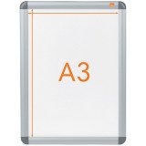 Porte-affiche A3 clipsable Nobo