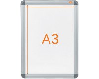 Klikbare A3-posterhouder Nobo