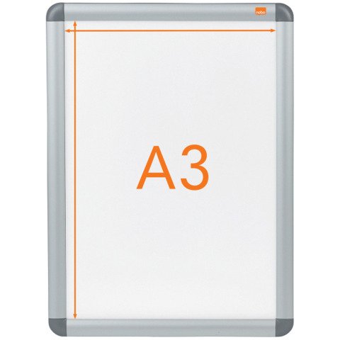 Porta pósters con marco a presión Premium Plus A3 Nobo
