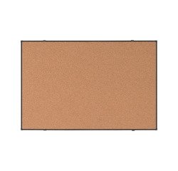 Cork board Suri Bi-Office black alloy frame 88 x 58 cm