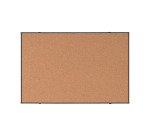 Tableau en liège Suri Bi-Office cadre en alliage noir 88 x 58 cm