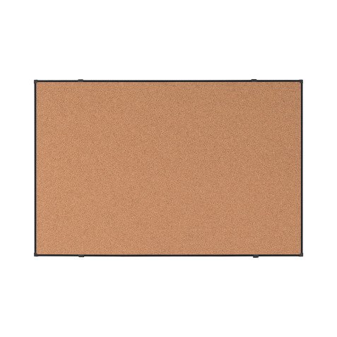 Tableau en liège Suri Bi-Office cadre en alliage noir 88 x 58 cm