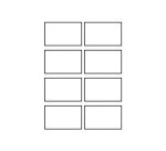 Cartes de visite Premium, brillant