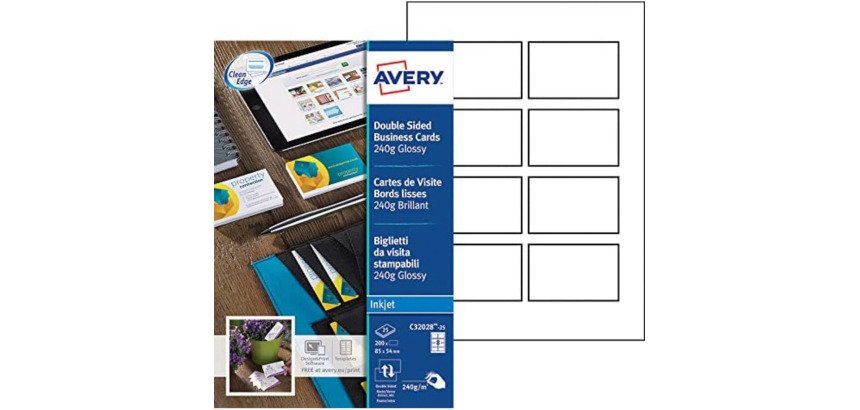 Cartes de visite Premium, brillant