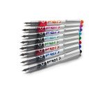 Stylo plume Pilot V-Pen couleurs assorties - Pochette de 6