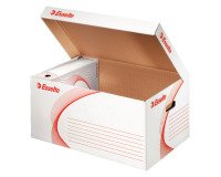 Caisse archives Esselte Boxy H 26,5 x L 56 x P 38 cm haute résistance - Blanche