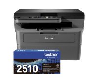Brother imprimante multifonction 3 en 1 laser monochrome Wifi A4 DCP-L2627DWE + 1 toner noir TN2510
