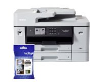 BROTHER Ensemble imprimante multifonction 4 en 1 A3 jet d'encre couleur Wifi MFC-J6940DW + 1 cartouche noire LC422