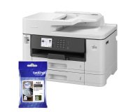 BROTHER Ensemble imprimante multifonction 4 en 1 jet d'encre couleur A3 Wifi MFC-J5740DW + 1 cartouche noire LC422
