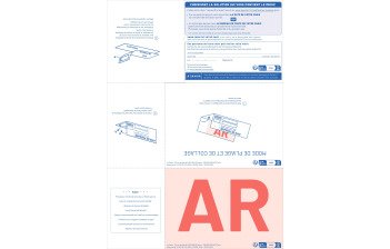 Etiquettes d'affranchissement et recommandés