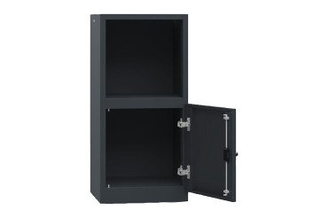 Armadio Casellario Monoblocco 1 anta singola 1 ripiano parte alta a giorno l x p x h 45 x 45 x 95 cm