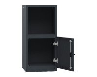 Armadio Casellario Monoblocco 1 anta singola 1 ripiano parte alta a giorno l x p x h 45 x 45 x 95 cm