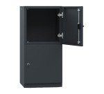 Armadio Casellario Monoblocco 2 ante singole 1 ripiano l x p x h 45 x 45 x 95 cm