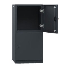 Armadio Casellario Monoblocco 2 ante singole 1 ripiano l x p x h 45 x 45 x 95 cm