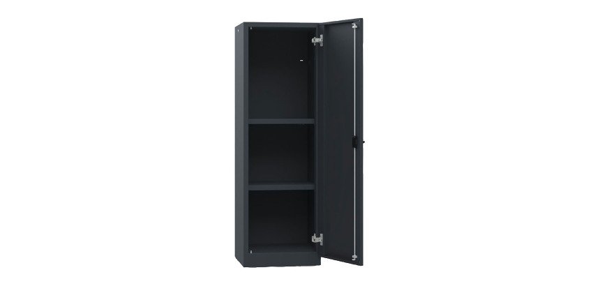 Armadio Ufficio Monoblocco anta intera 2 riapini 45 x 45 x 140 cm