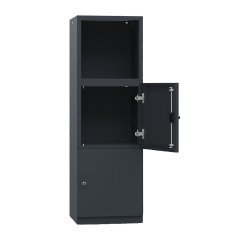 Armadio Casellario Monoblocco ante singole 3 vani l x p x h 45 x 45 x 140 cm